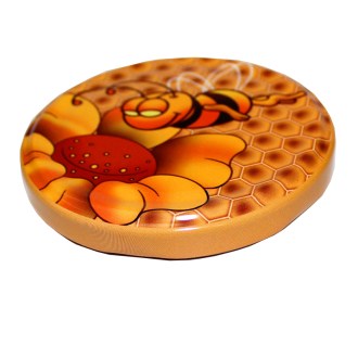 Viečko na pohár TO 82 - Včielka Medúš - 740 ks - celá krabica